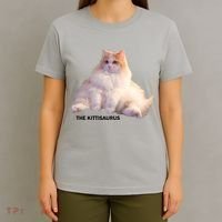 Cute DD The Cat Kittisaurus T-Shirt thumb 4