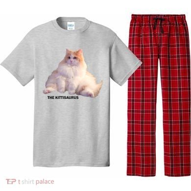 Cute DD The Cat Kittisaurus Pajama Set
