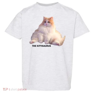 Cute DD The Cat Kittisaurus Toddler T-Shirt