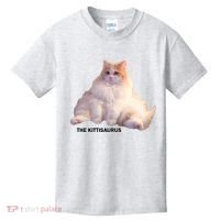 Cute DD The Cat Kittisaurus Kids T-Shirt thumb 0