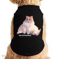 Cute DD The Cat Kittisaurus Doggie Tank thumb 0