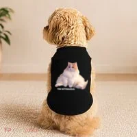Cute DD The Cat Kittisaurus Doggie Tank thumb 2