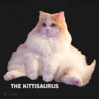 Cute DD The Cat Kittisaurus Doggie Tank thumb 4