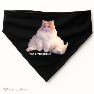 Cute DD The Cat Kittisaurus USA-Made Doggie Bandana