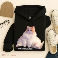 Cute DD The Cat Kittisaurus Hoodie thumb 4