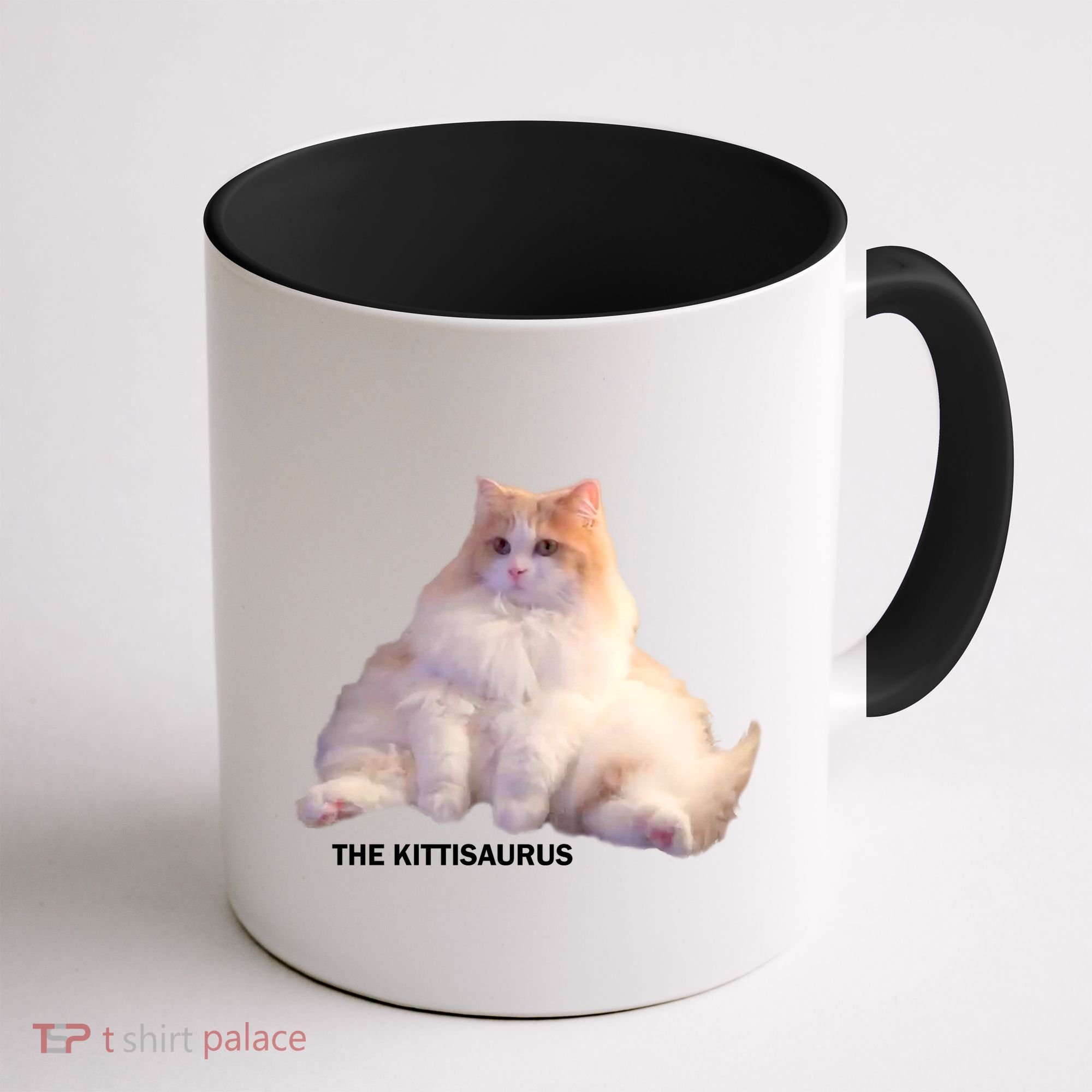 Cute DD The Cat Kittisaurus Coffee Mug