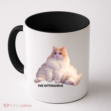 Cute DD The Cat Kittisaurus Coffee Mug
