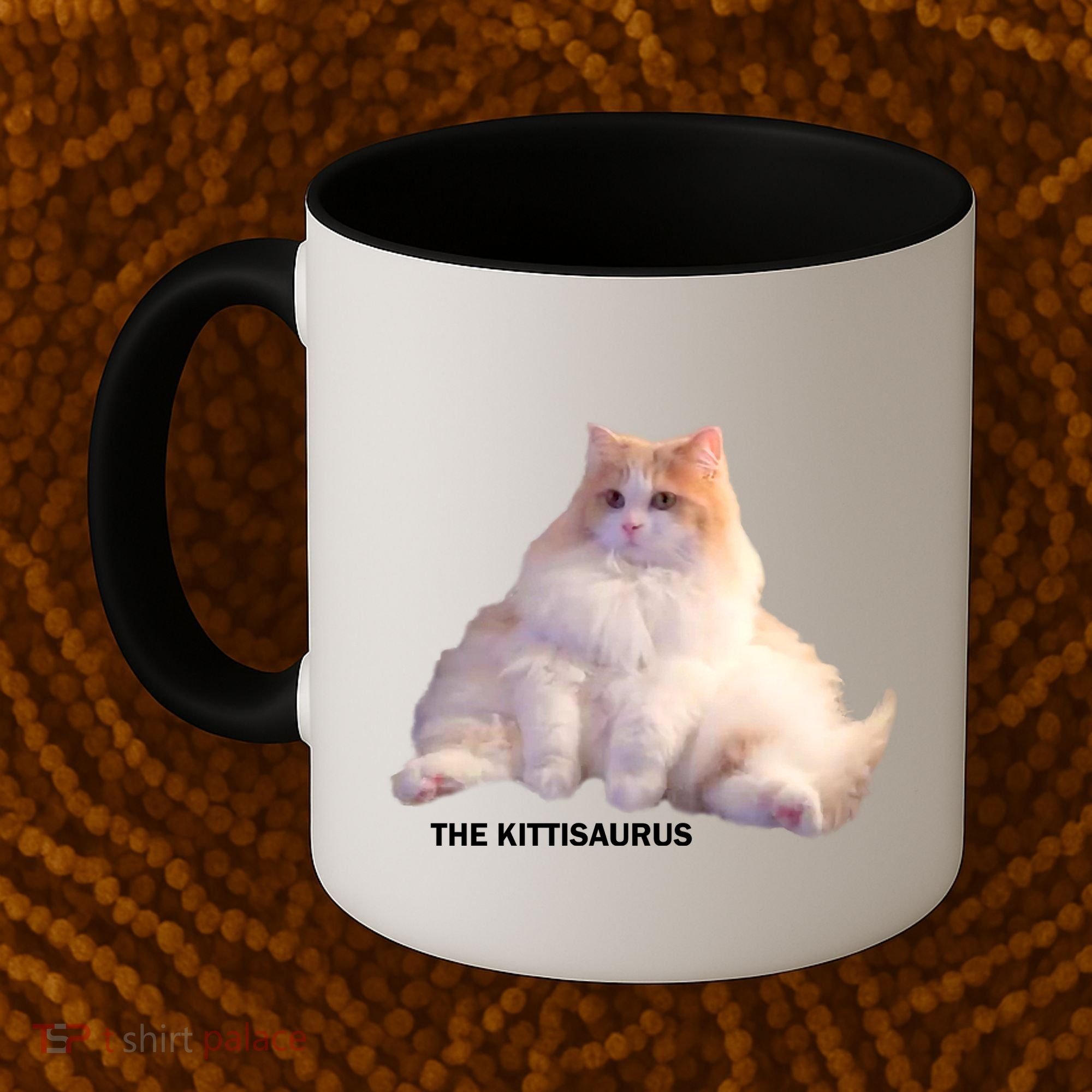 Cute DD The Cat Kittisaurus Coffee Mug