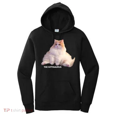 Cute DD The Cat Kittisaurus Women's Hoodie
