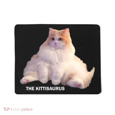 Cute DD The Cat Kittisaurus Mousepad