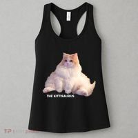 Cute DD The Cat Kittisaurus Women's Tank Top thumb 3