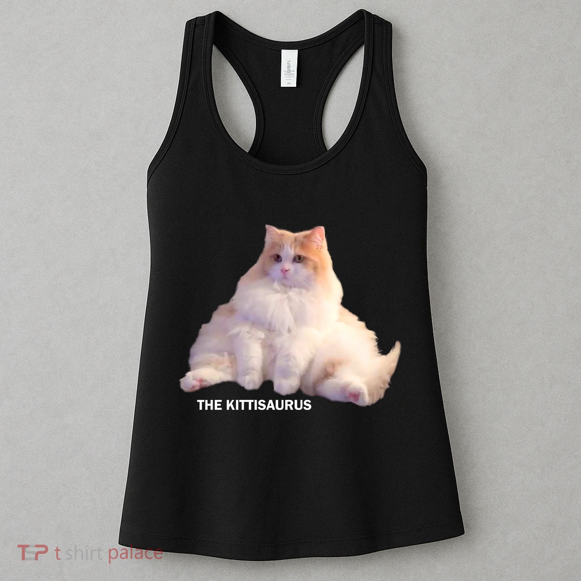 Cute DD The Cat Kittisaurus Women's Tank Top