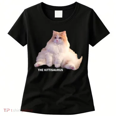 Cute DD The Cat Kittisaurus Women's T-Shirt
