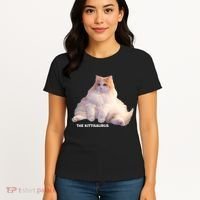 Cute DD The Cat Kittisaurus Women's T-Shirt thumb 4