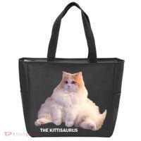 Cute DD The Cat Kittisaurus Tote Bag thumb 0