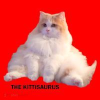 Cute DD The Cat Kittisaurus Santa Hat thumb 1