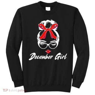 Cute December Girl Birthday Sweatshirt