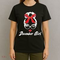 Cute December Girl Birthday T-Shirt thumb 4