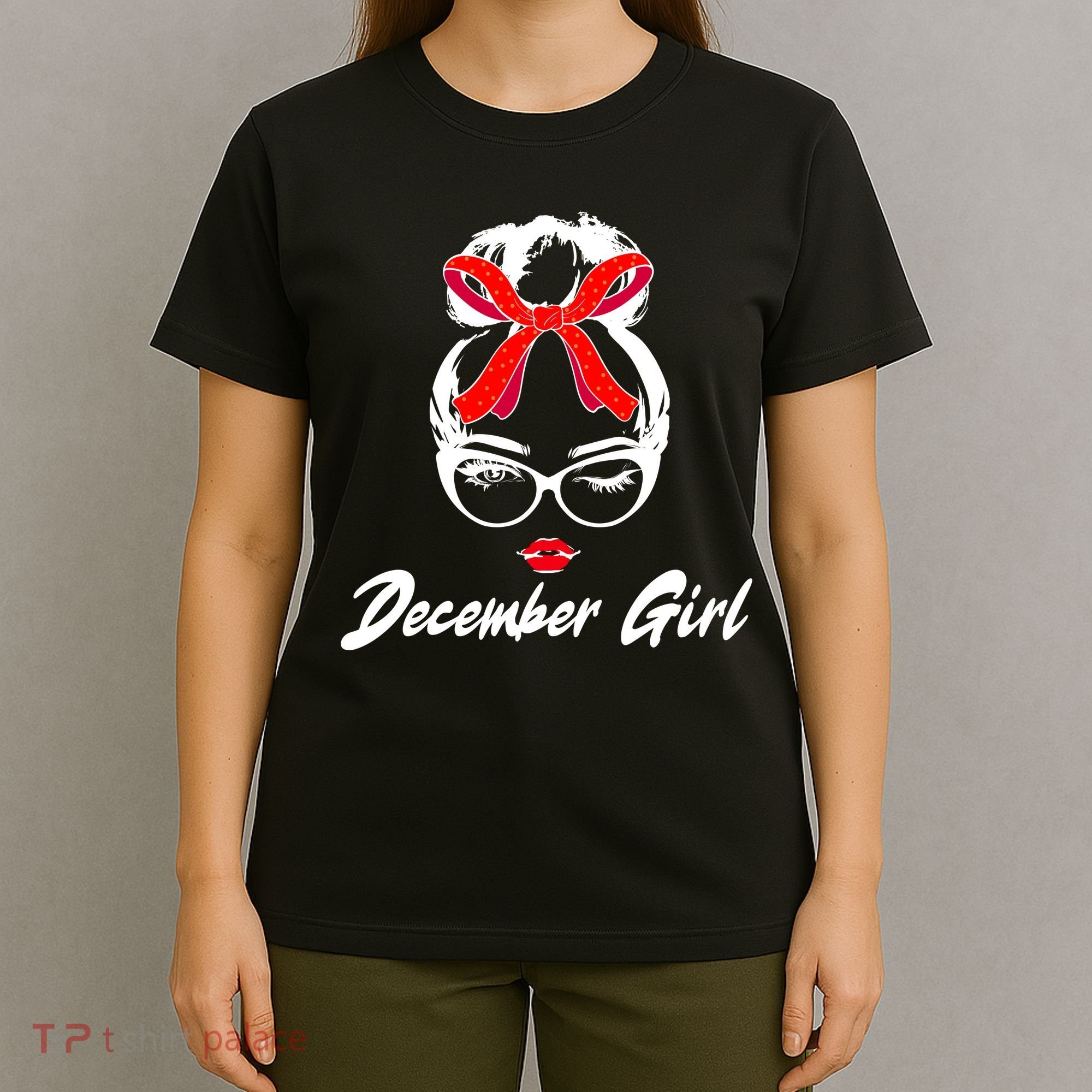 Cute December Girl Birthday T-Shirt