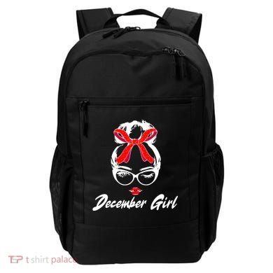 Cute December Girl Birthday Backpack