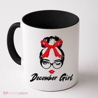 Cute December Girl Birthday Coffee Mug