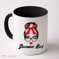 Cute December Girl Birthday Coffee Mug thumb 0