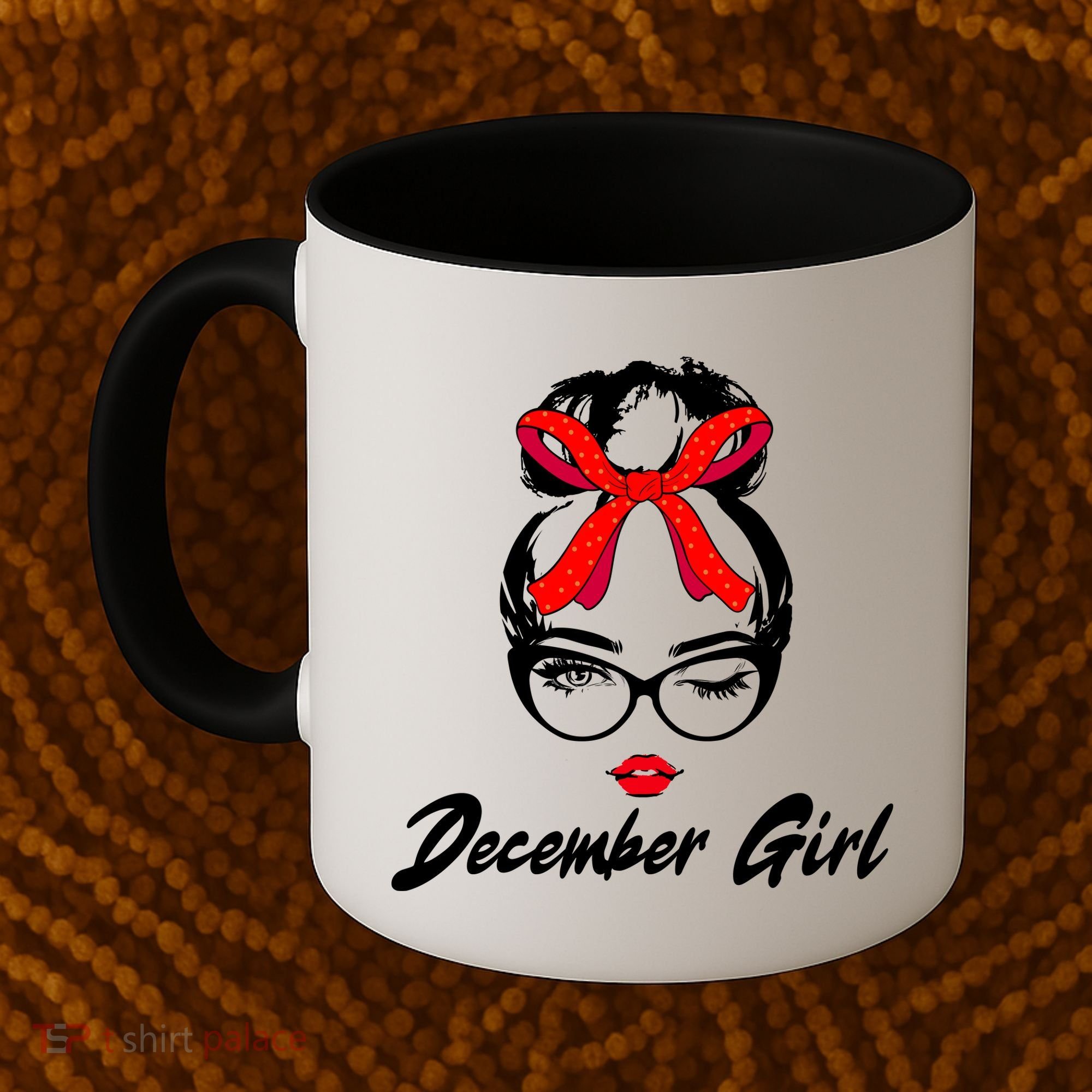 Cute December Girl Birthday Coffee Mug