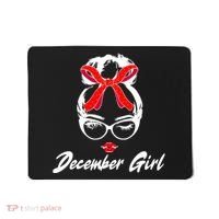 Cute December Girl Birthday Mousepad thumb 0