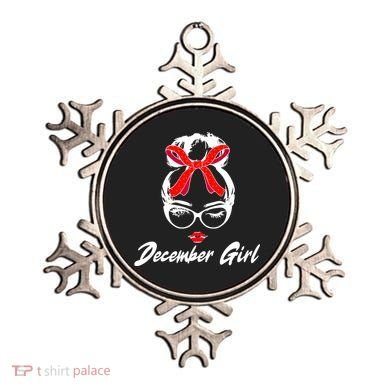 Cute December Girl Birthday Ornament