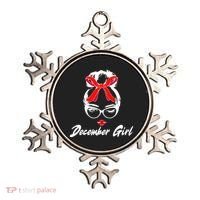 Cute December Girl Birthday Ornament thumb 0