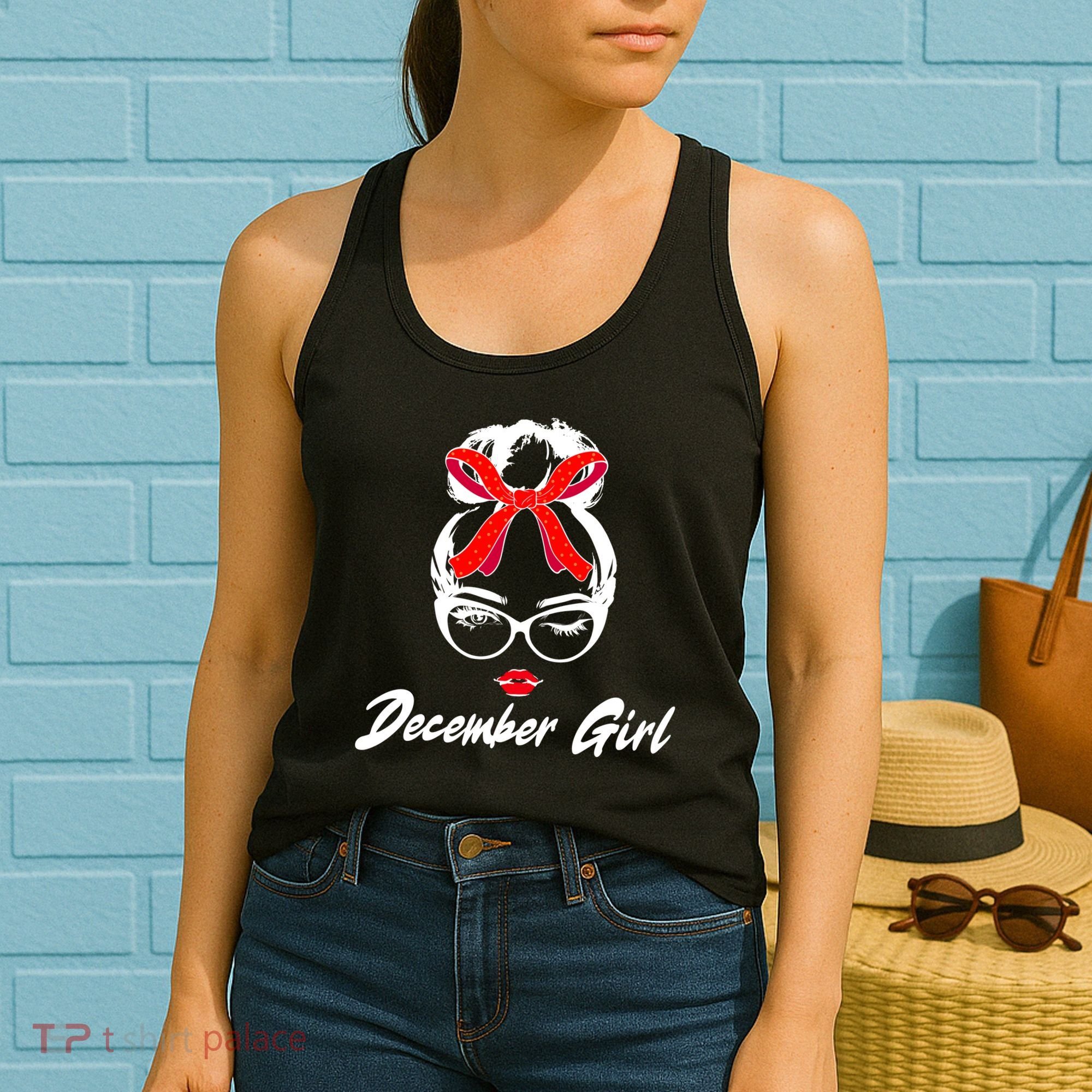 Cute December Girl Birthday Women's Tank Top