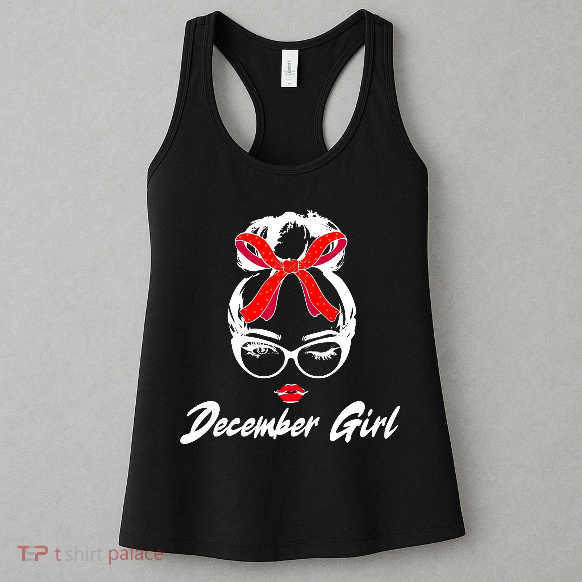 Cute December Girl Birthday Women's Tank Top