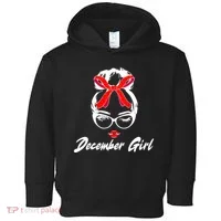 Cute December Girl Birthday Toddler Hoodie thumb 0