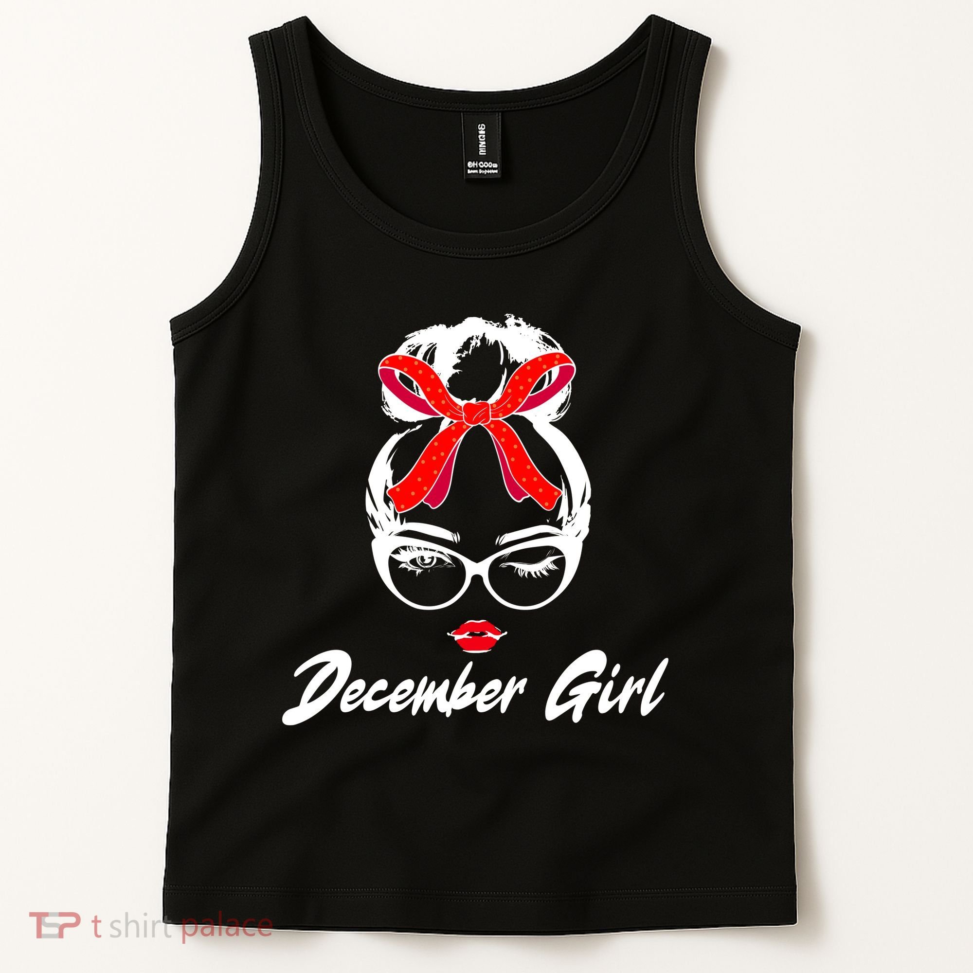 Cute December Girl Birthday Tank Top