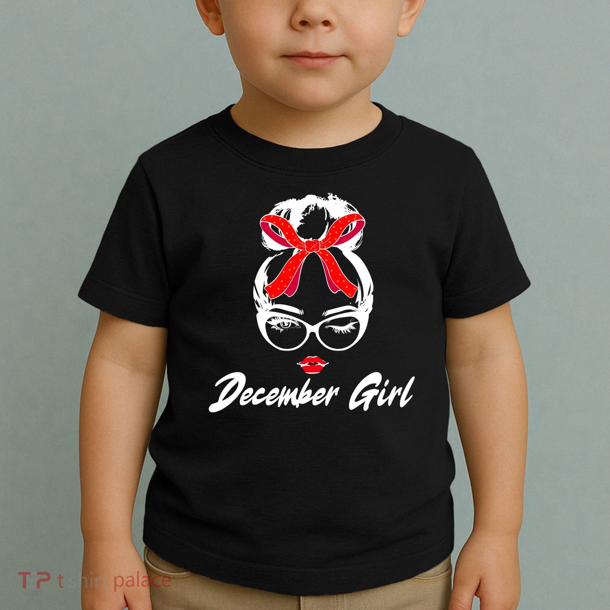 Cute December Girl Birthday Toddler T-Shirt