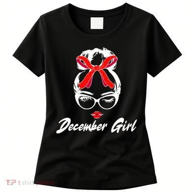 Cute December Girl Birthday Women's T-Shirt