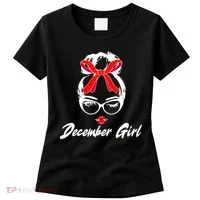 Cute December Girl Birthday Women's T-Shirt thumb 0
