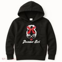 Cute December Girl Birthday Kids Hoodie thumb 0