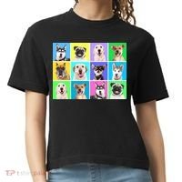 Cute Dogs Portrait Comfort Colors Boxy T-Shirt thumb 0