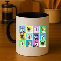 Cute Dogs Portrait Coffee Mug thumb 4