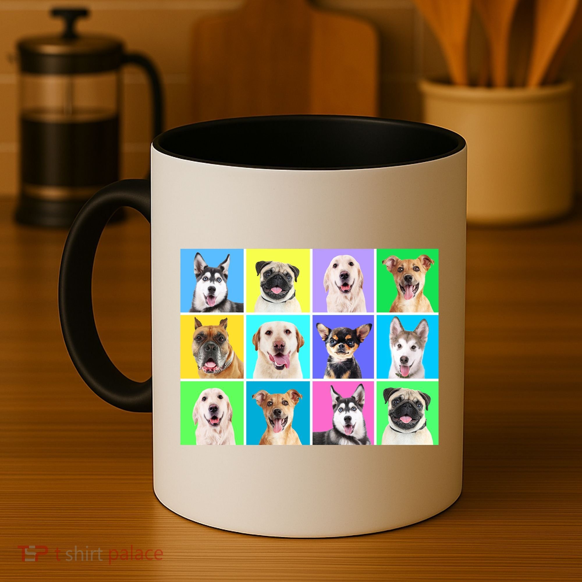 Cute Dogs Portrait Coffee Mug