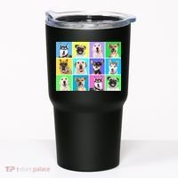 Cute Dogs Portrait Tumbler thumb 0