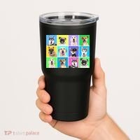 Cute Dogs Portrait Tumbler thumb 2