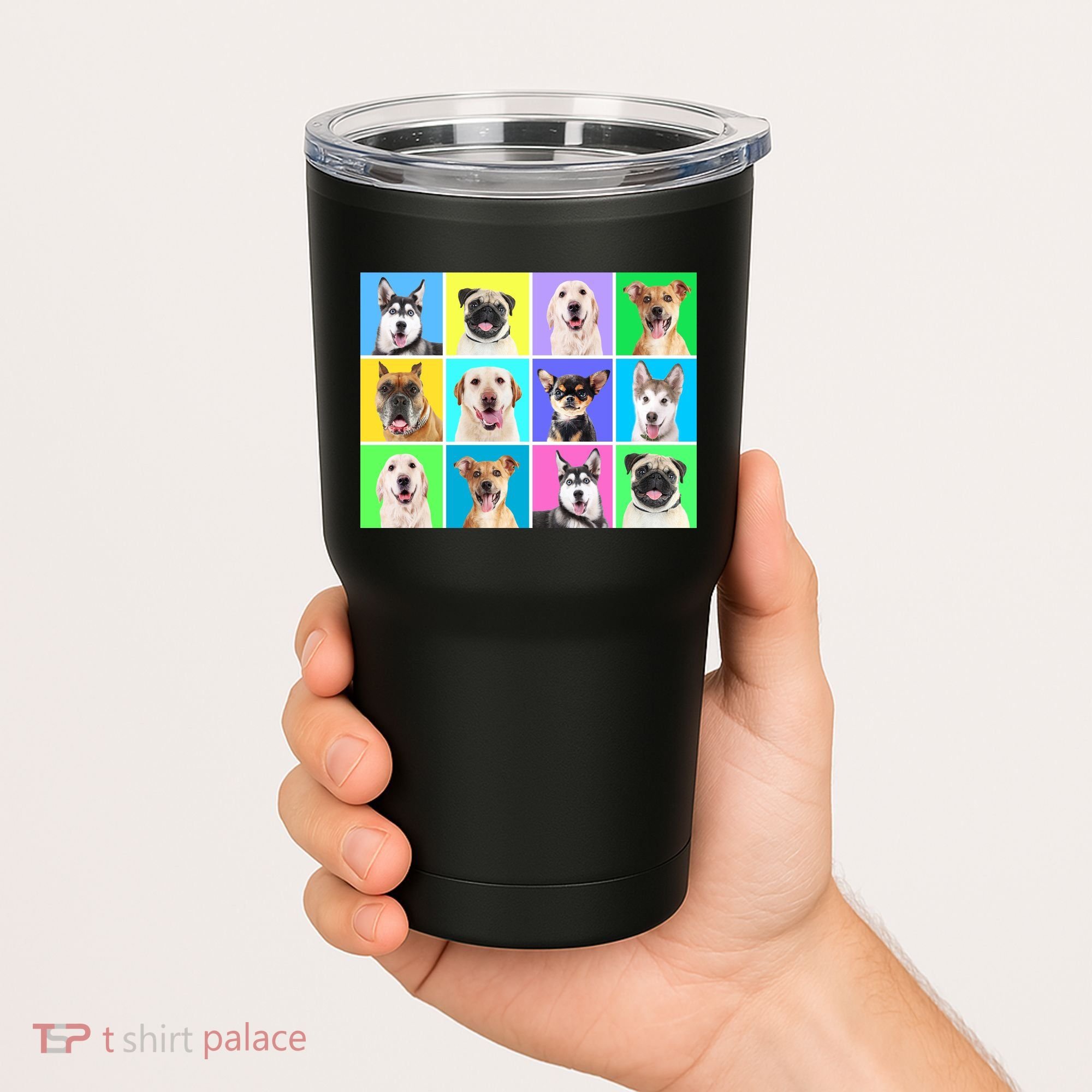 Cute Dogs Portrait Tumbler