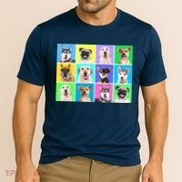 Cute Dogs Portrait Cooling Performance Crew T-Shirt thumb 2
