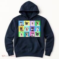 Cute Dogs Portrait Hoodie thumb 0