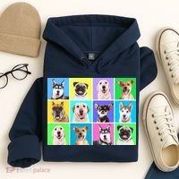 Cute Dogs Portrait Hoodie thumb 4