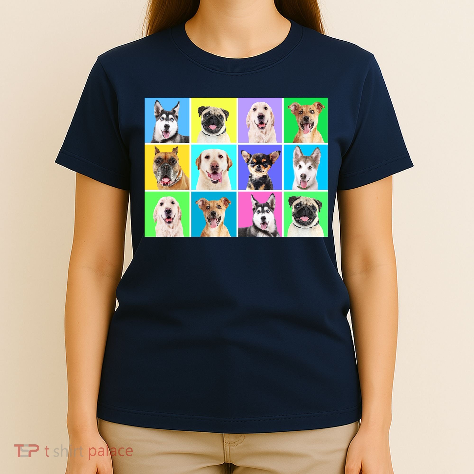Cute Dogs Portrait T-Shirt