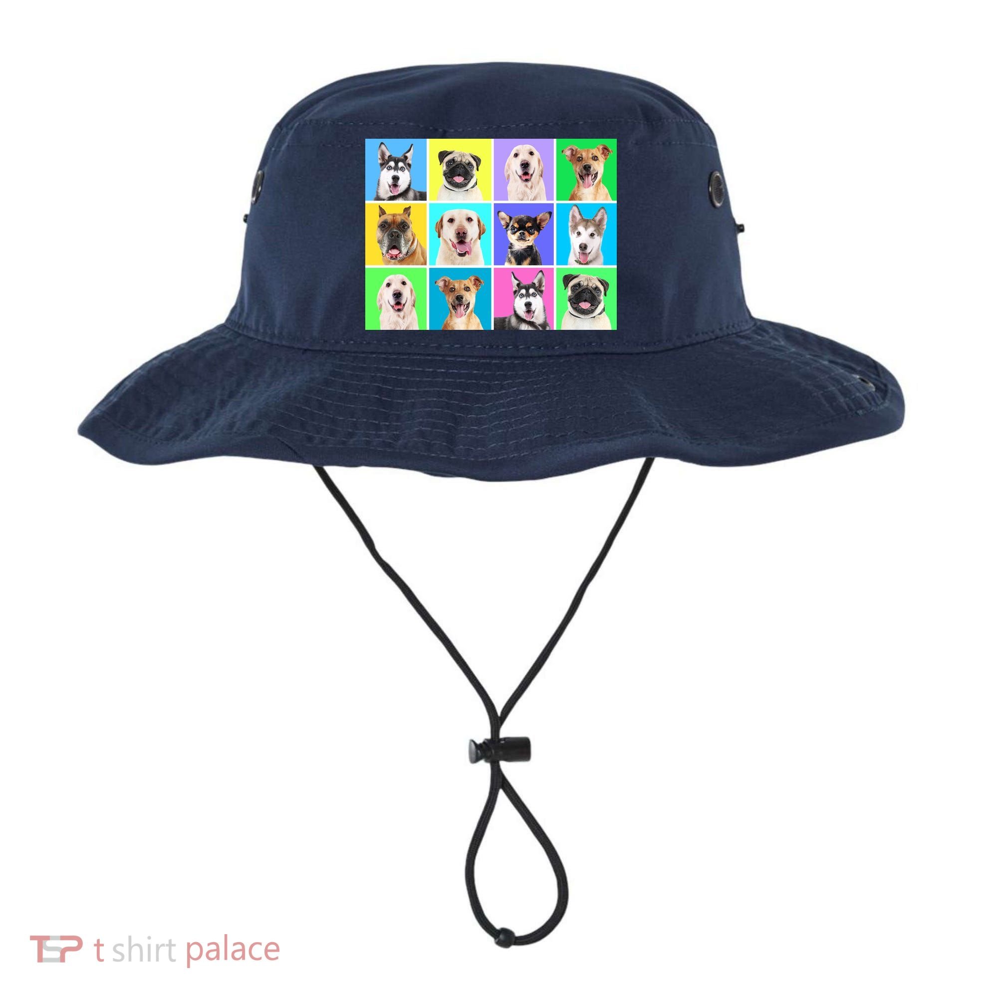 Cute Dogs Portrait Bucket Hat