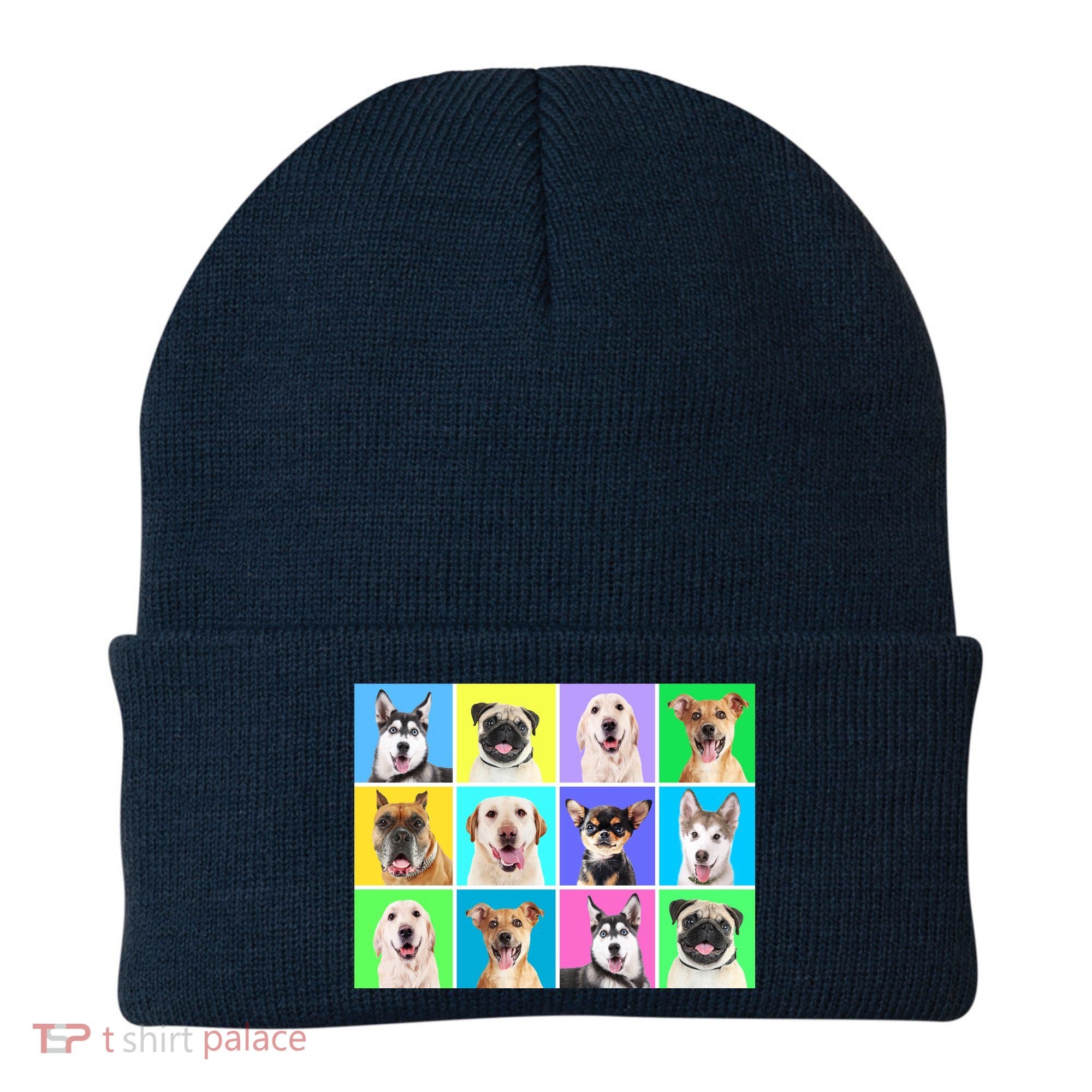 Cute Dogs Portrait Beanie